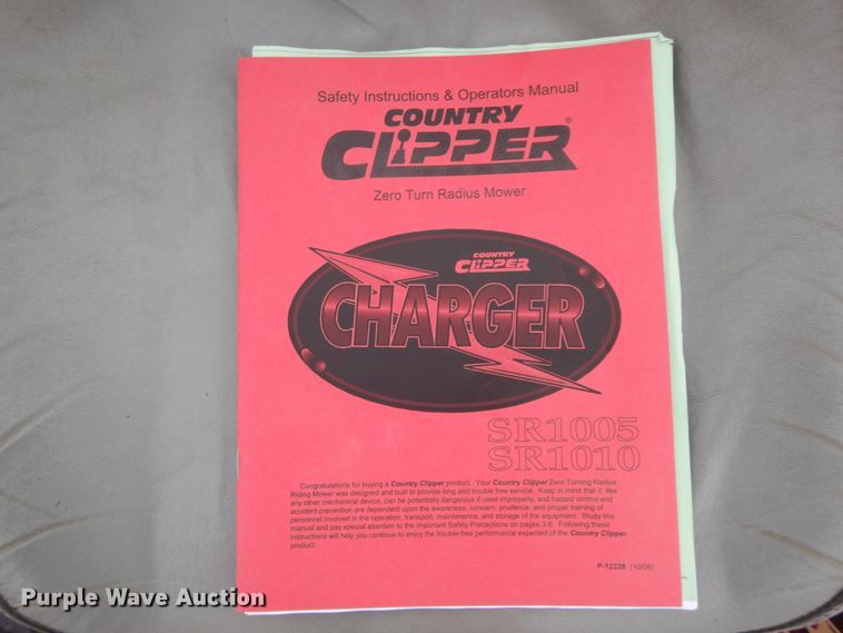 image for item DF6352 Country Clipper Charger  ZTR lawn mower