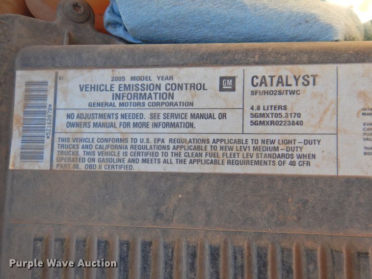 image for item DG1479 2005 Chevrolet Silverado 1500  pickup truck