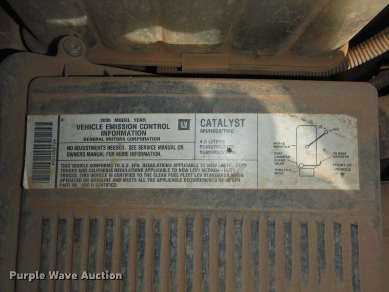 image for item DG1481 2005 Chevrolet Silverado 1500  pickup truck