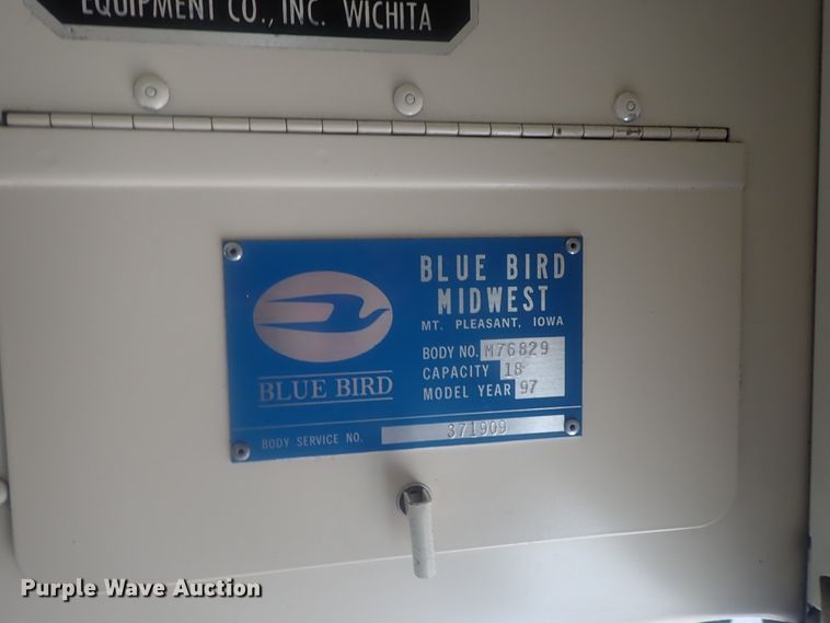 image for item DG2981 1997 Chevrolet Blue Bird  school bus