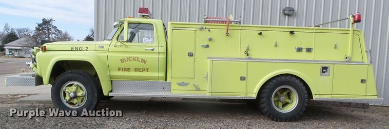 image for item DG8442 1978 Ford F700  pumper fire truck