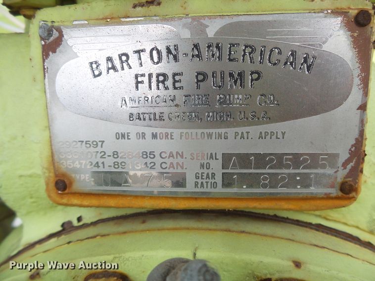 image for item DG8442 1978 Ford F700  pumper fire truck