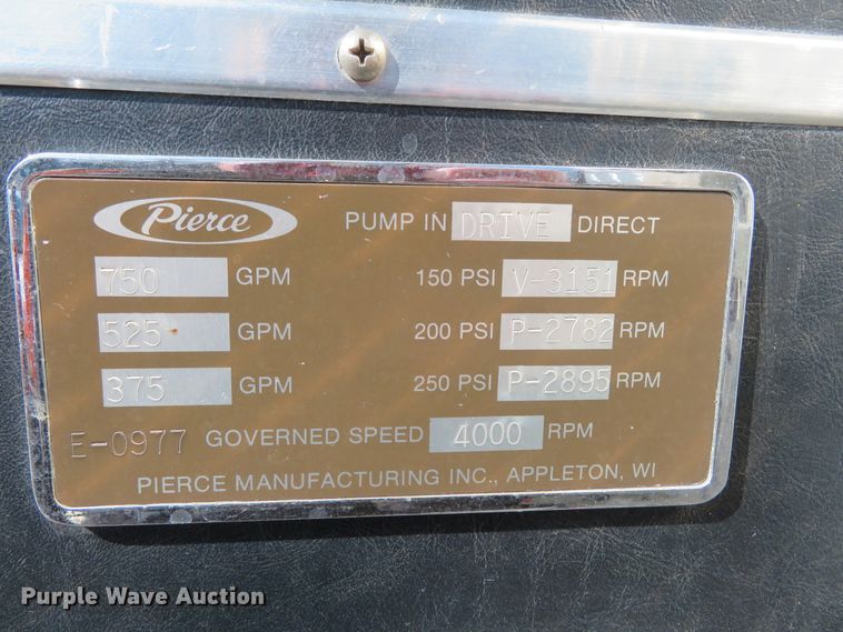 image for item DH0657 1981 Ford C800  pumper fire truck