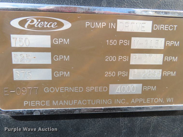 image for item DH0657 1981 Ford C800  pumper fire truck