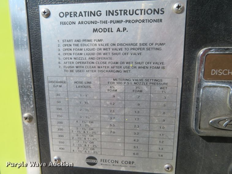 image for item DH0657 1981 Ford C800  pumper fire truck