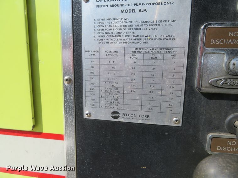 image for item DH0657 1981 Ford C800  pumper fire truck