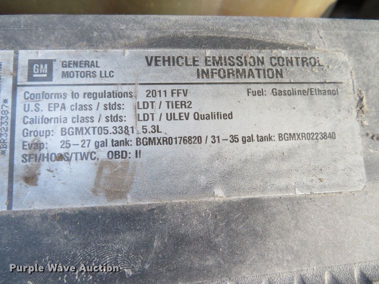 image for item DH0665 2011 Chevrolet Tahoe  SUV