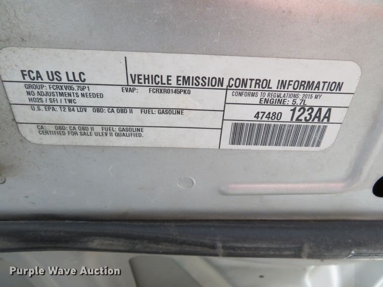 image for item DH0667 2015 Dodge Charger Police