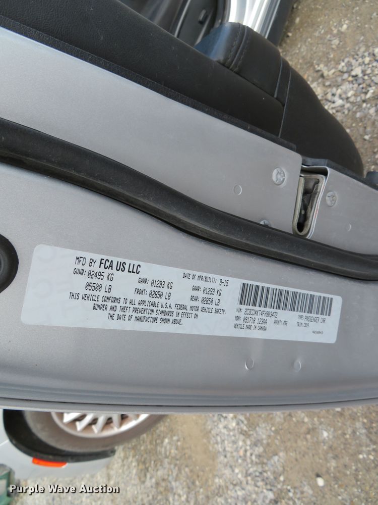 image for item DH0667 2015 Dodge Charger Police