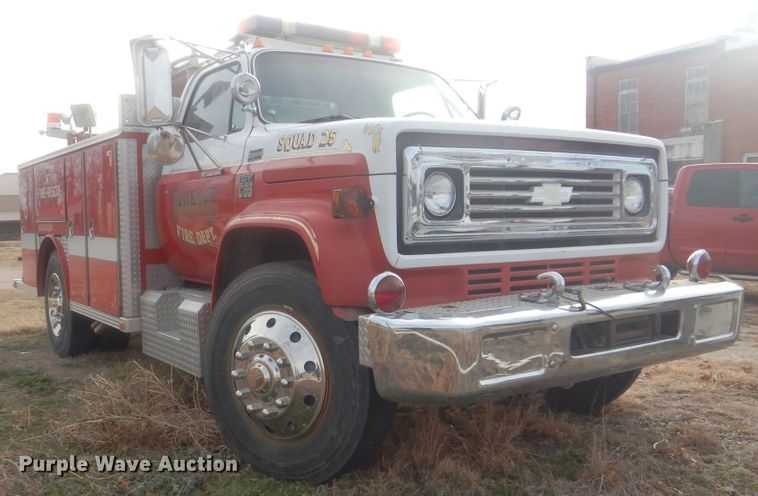 image for item DJ8596 1978 Chevrolet C65  pumper fire truck