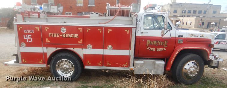 image for item DJ8596 1978 Chevrolet C65  pumper fire truck