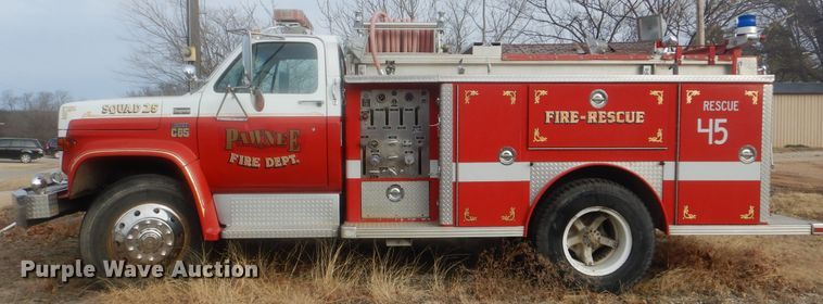 image for item DJ8596 1978 Chevrolet C65  pumper fire truck