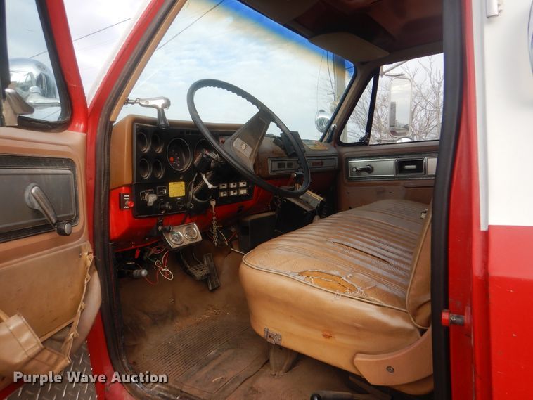 image for item DJ8596 1978 Chevrolet C65  pumper fire truck