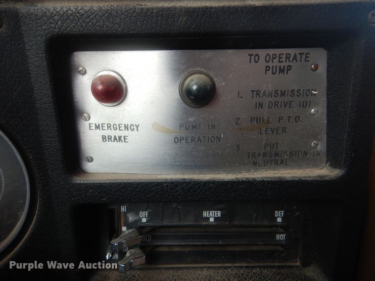 image for item DJ8596 1978 Chevrolet C65  pumper fire truck