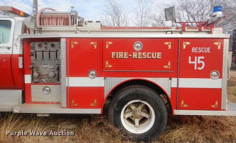 image for item DJ8596 1978 Chevrolet C65  pumper fire truck