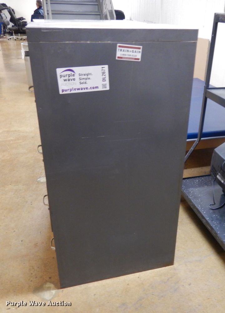 image for item DL2671 (2) four drawer filing cabinets