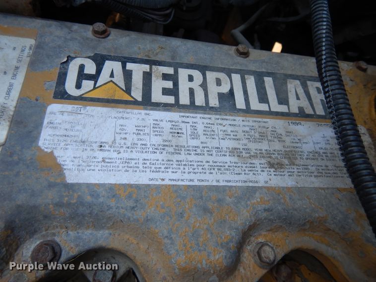 image for item DL2684 1999 Chevrolet C7500  dump truck