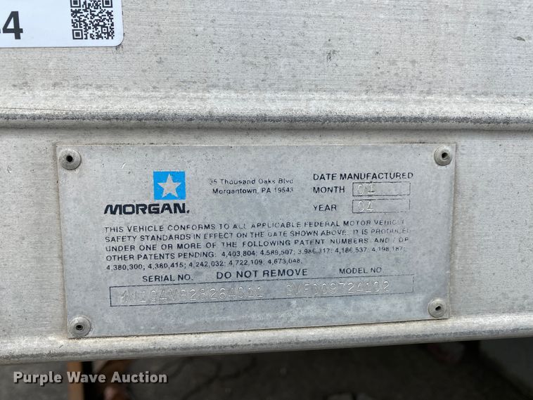 image for item HR9344 2004 Morgan GVFD09724102  box bed
