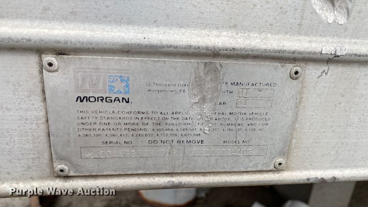 image for item HR9345 2004 Morgan GVFD09724102  box bed