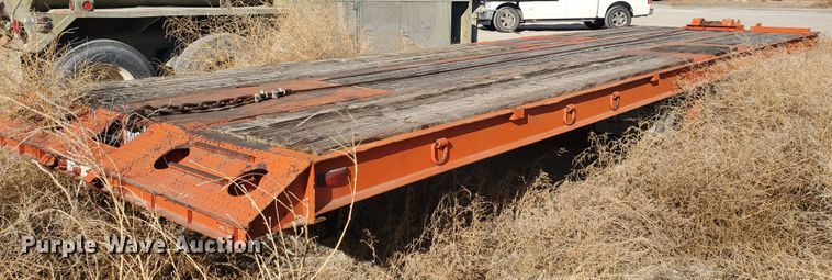 image for item HW9678 1985 Wisconsin tilt deck equipment trailer