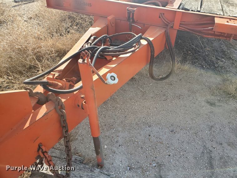 image for item HW9678 1985 Wisconsin tilt deck equipment trailer