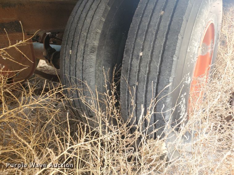 image for item HW9678 1985 Wisconsin tilt deck equipment trailer