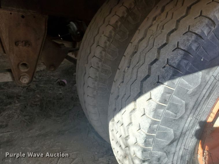 image for item HW9678 1985 Wisconsin tilt deck equipment trailer