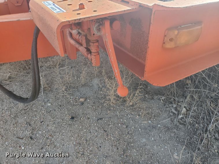 image for item HW9678 1985 Wisconsin tilt deck equipment trailer