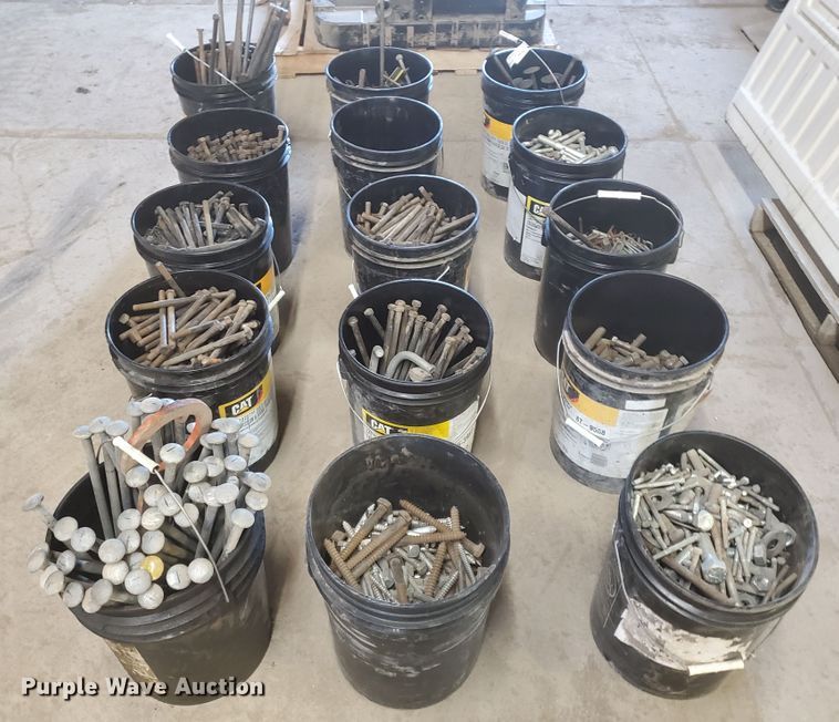 image for item HW9693 (15) buckets of bolts