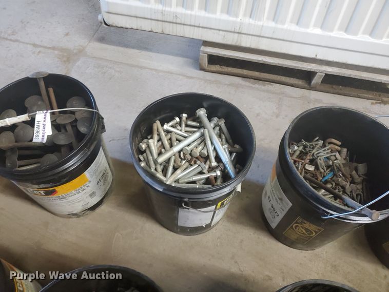 image for item HW9693 (15) buckets of bolts