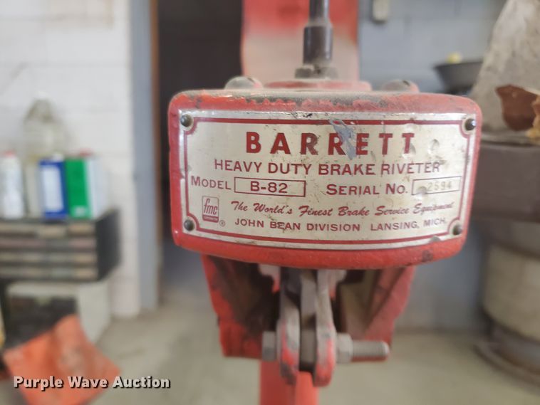 image for item HW9698 Barrett B-82 brake riveter