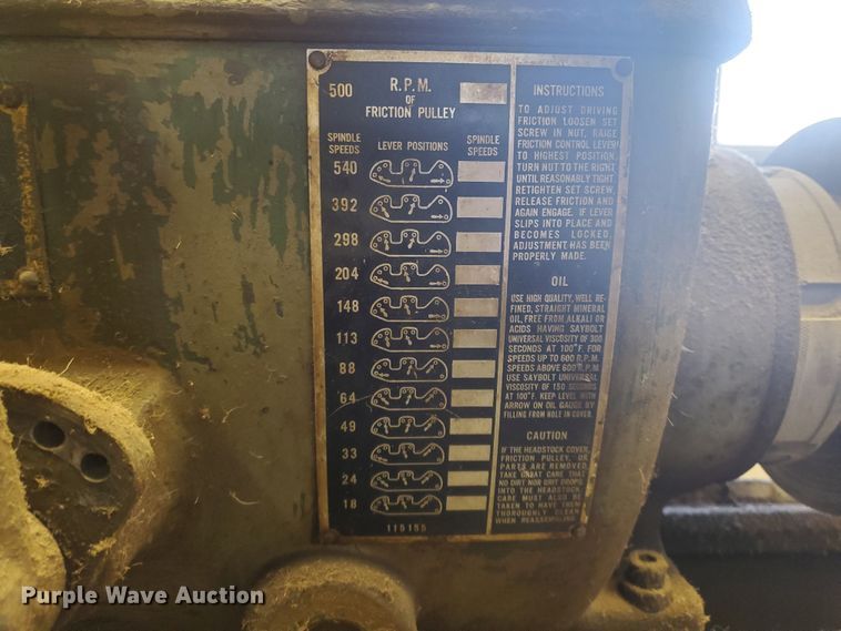 image for item HW9701 Lodge and Shipley  lathe
