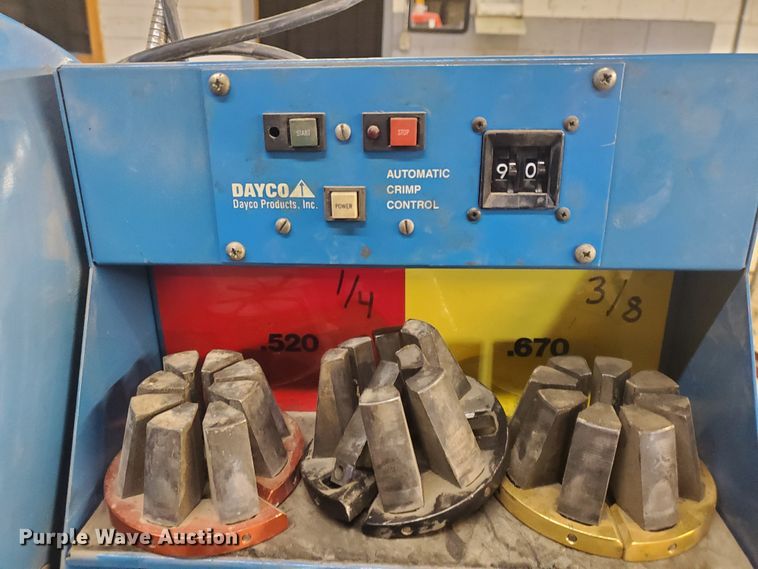 image for item HW9705 Dayco hydraulic hose crimper