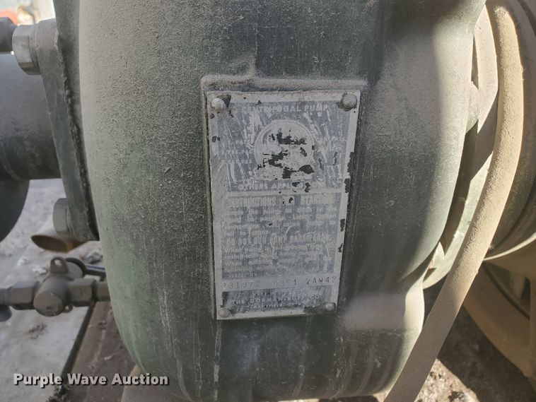 image for item HW9714 Gorman Rupp 03E1 water pump