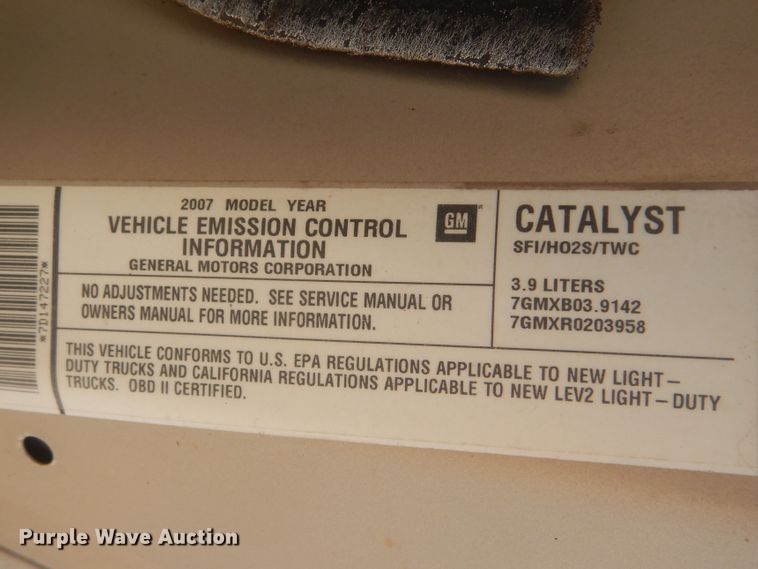 image for item HW9766 2007 Chevrolet Uplander LS  van