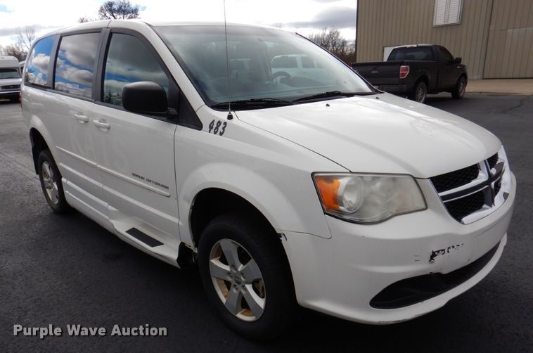 image for item HW9818 2013 Dodge Grand Caravan  handicap accessible van
