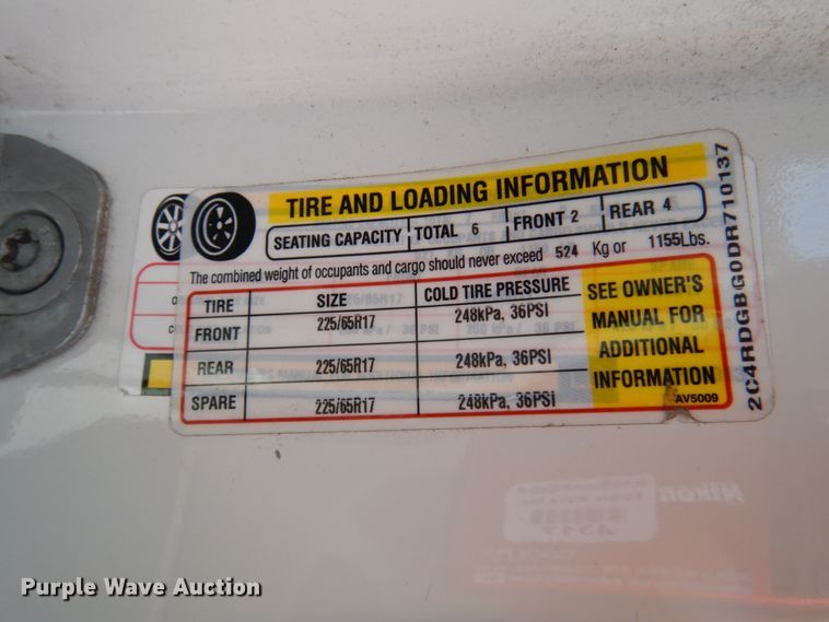 image for item HW9818 2013 Dodge Grand Caravan  handicap accessible van