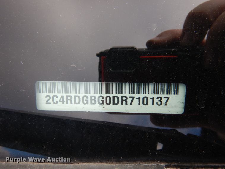 image for item HW9818 2013 Dodge Grand Caravan  handicap accessible van