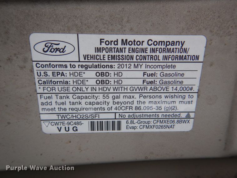 image for item HW9825 2012 Ford E450  shuttle bus