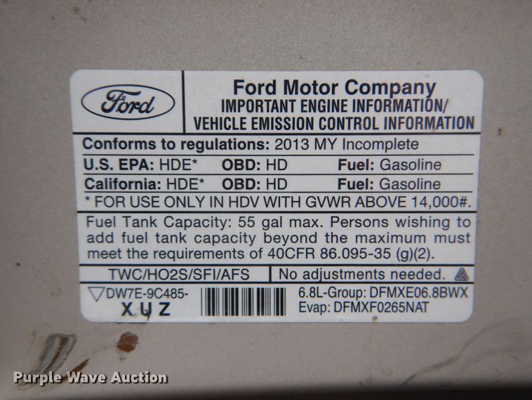 image for item HW9829 2013 Ford E450  shuttle bus