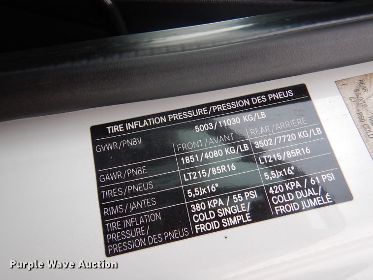 image for item DA5276 2012 Freightliner Sprinter 3500  box truck