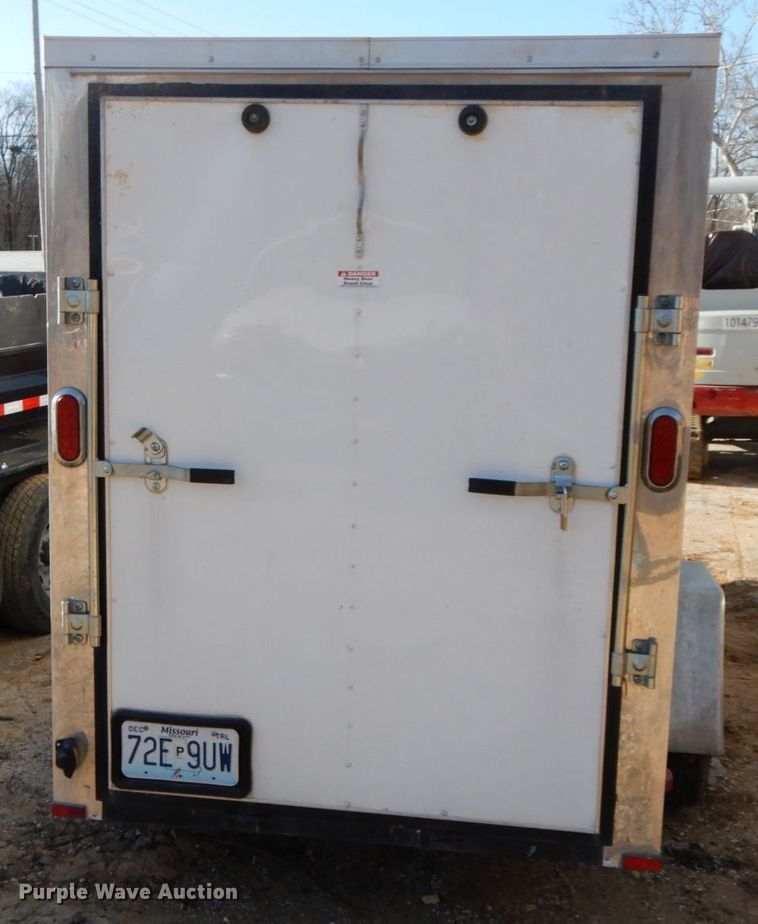 image for item DF6342 2017 Arising Industries 510VSRW  enclosed cargo trailer