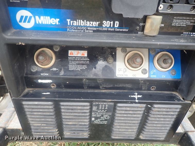 image for item DI7362 Miller Trailblazer 301D welder/generator