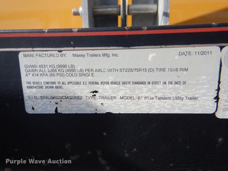 image for item DJ0375 2012 Warren Power Systems WCW204MH/RV  light plant