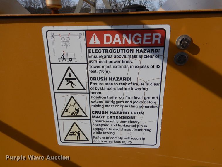 image for item DJ0375 2012 Warren Power Systems WCW204MH/RV  light plant