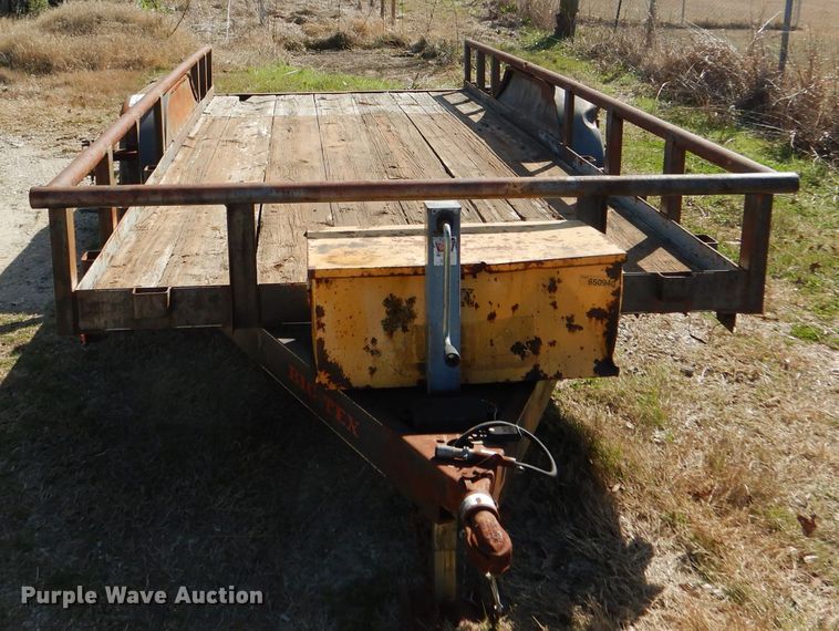 image for item DJ0511 1998 Big Tex Z10PI equipment trailer