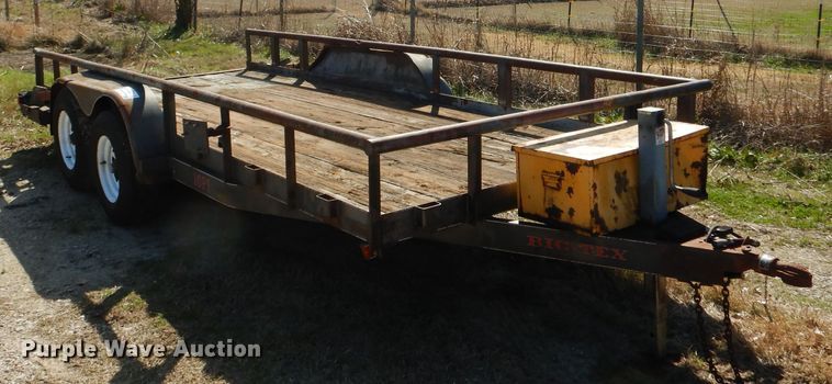 image for item DJ0511 1998 Big Tex Z10PI equipment trailer