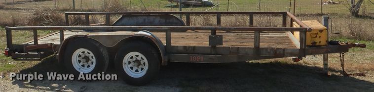 image for item DJ0511 1998 Big Tex Z10PI equipment trailer