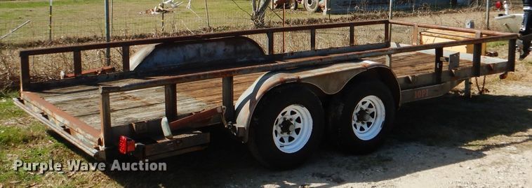 image for item DJ0511 1998 Big Tex Z10PI equipment trailer