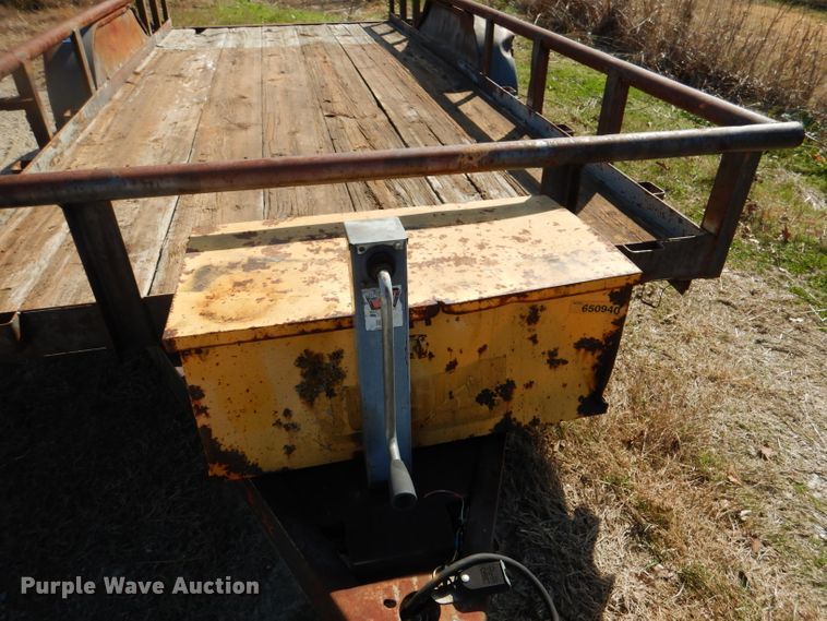 image for item DJ0511 1998 Big Tex Z10PI equipment trailer